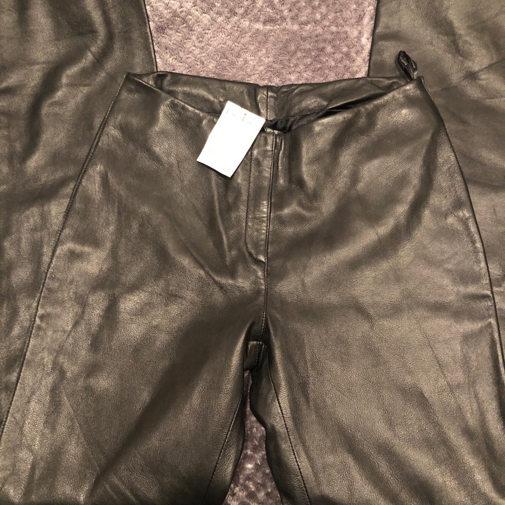 Bebe super soft lamb leather pants